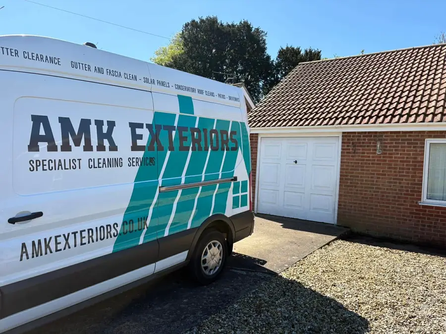 AMK Exteriors roof cleaning